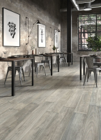 Керамогранит Italon Грув Дарк 9.5х60 матовый фото в интернет-магазине Мегастроймаркет