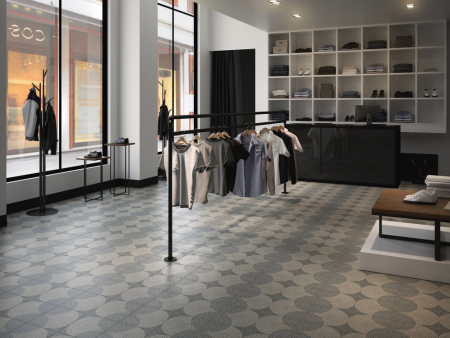 Керамогранит Kerama Marazzi  Сассолино 1 серый матовый 30х30 матовый фото в интернет-магазине Мегастроймаркет