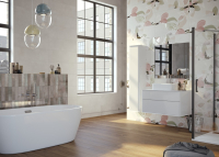 Плитка Creto  Vogue Flowers 30х90 матовая фото в интернет-магазине Мегастроймаркет