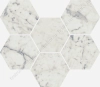 Мозаика Italon Шарм Экстра Каррара Гексагон 25х29 патинированная