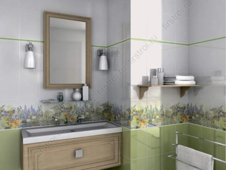 Декор Kerama Marazzi  Тюльпаны 20х30 глянцевый фото в интернет-магазине Мегастроймаркет