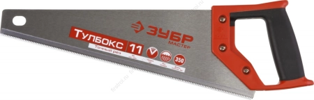 Ножовка специальная ЗУБР МОЛНИЯ-Тулбокс 350мм 11, прямой зуб точный рез импульсная закалка каждого зуба (15156-35)