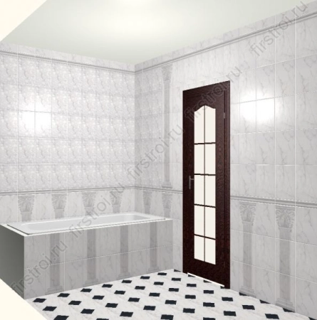 Плитка Kerama Marazzi  Вилла Юпитера белый 20х30 глянцевая фото в интернет-магазине Мегастроймаркет