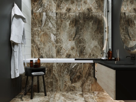 Керамогранит Creto  Vesuvio коричневый 60х60 матовый фото в интернет-магазине Мегастроймаркет