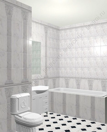 Плитка Kerama Marazzi  Вилла Юпитера белый 20х30 глянцевая фото в интернет-магазине Мегастроймаркет