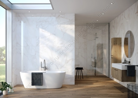 Керамогранит Creto  Calacatta Satin 80х160 сатинированный фото в интернет-магазине Мегастроймаркет Керамогранит Creto  Calacatta Satin 80х160 сатинированный фото в интернет-магазине Мегастроймаркет