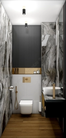 Керамогранит Kerama Marazzi  Ониче серый тёмный лаппатированный 60х119.5 лаппатированный фото в интернет-магазине Мегастроймаркет