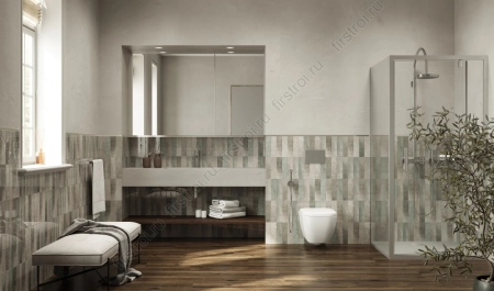 Плитка Creto  Aquarelle Rose 5.8х24 глянцевая фото в интернет-магазине Мегастроймаркет