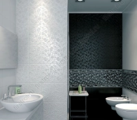 Плитка Kerama Marazzi  Аджанта цветы черный 20х30 матовая фото в интернет-магазине Мегастроймаркет