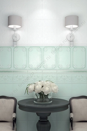 Декор Kerama Marazzi  Петергоф зелёный 25х40 матовый (STG/D560/6307) фото в интернет-магазине Мегастроймаркет