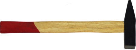 Молоток с квадратным бойком деревянная ручка 400г Политех