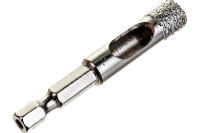 Cверло алмазное универсальное, технология ВВС, 10мм хвостовик HEX 1/4" ЗУБР Профессионал 29865-10 (29865-10) фото в интернет-магазине Мегастроймаркет