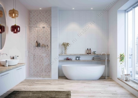 Плитка Creto  Poluna blue 25х40 матовая фото в интернет-магазине Мегастроймаркет