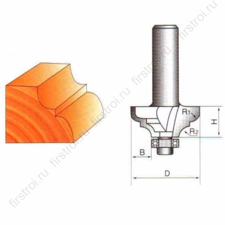 Фреза GLOBUS 2003 R8 фото в интернет-магазине Мегастроймаркет