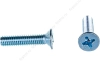 Винт с потайной головкой полная резьба оцинкованный DIN 965 6x10