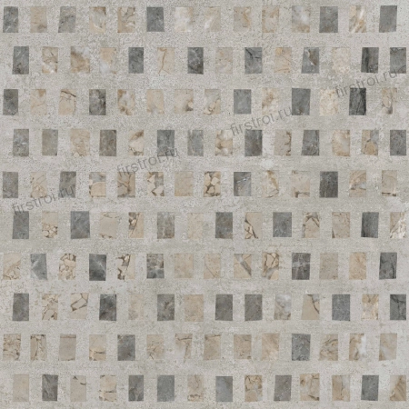 Декор Vitra Marble-Beton Геометрический Темный Лаппато 60x60