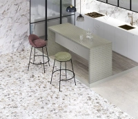 Керамогранит Vitra Terrazzo-X Светлый Лаппато Ректификат 30x60 фото в интернет-магазине Мегастроймаркет