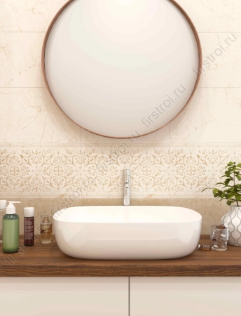 Плитка Creto  Wiener бежевый 25х40 матовая фото в интернет-магазине Мегастроймаркет