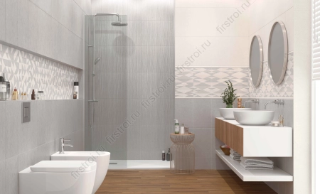 Плитка Creto  Lorenzo vanilla бежевый 25х40 матовая фото в интернет-магазине Мегастроймаркет