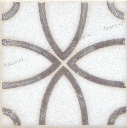 Вставка Kerama Marazzi Амальфи орнамент коричневый 9.9х9.9 матовый (STG/A405/1266)