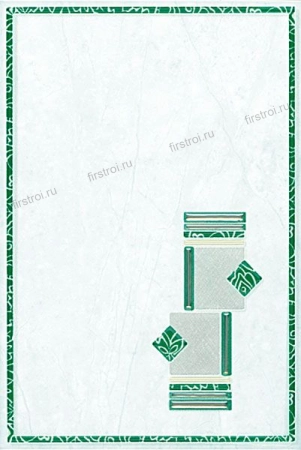 Декор Kerama Marazzi  8047/C727 Карелия зеленый 20х30