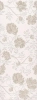 Декор Kerama Marazzi  Сафьян Цветы 15x40 матовый