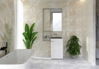 Плитка Creto  Murano Pearl W M 25x75 NR Glossy 1 глянцевая фото в интернет-магазине Мегастроймаркет