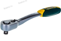 Трещотка для торцовых головок KRAFTOOL PRO Сr-V сталь 72 зубца, изогнутая, 1/2" (27795-1/2_z02) фото в интернет-магазине Мегастроймаркет