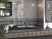 Керамогранит Kerama Marazzi  Дегре чёрный 9.8х9.8 матовый фото в интернет-магазине Мегастроймаркет Керамогранит Kerama Marazzi  Дегре чёрный 9.8х9.8 матовый фото в интернет-магазине Мегастроймаркет