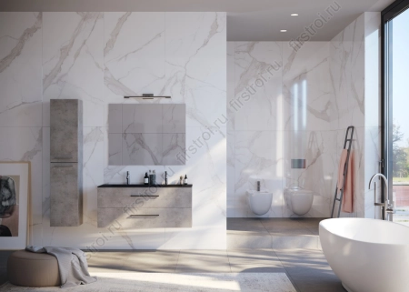 Керамогранит Creto  Statuario Cara Satin 60х120 сатинированный фото в интернет-магазине Мегастроймаркет