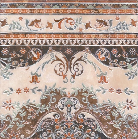 Декор Kerama Marazzi  Мраморный дворец ковёр лаппатированный 40.2х40.2 глянцевый