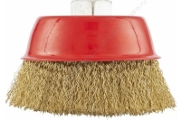 Щетка для УШМ 100мм М14 чашка двухрядная крученая проволока 0.8мм Matrix (74687) фото в интернет-магазине Мегастроймаркет