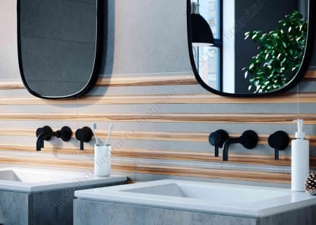 Плитка Creto  Chloe geometry 30х90 матовая фото в интернет-магазине Мегастроймаркет