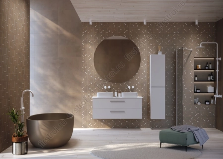 Плитка Creto  Naomi Rock Line Graphite 30х60 матовая фото в интернет-магазине Мегастроймаркет