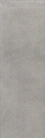 Декор Kerama Marazzi  Каталунья серый обрезной 30х89.5 матовый (13088R/3F)