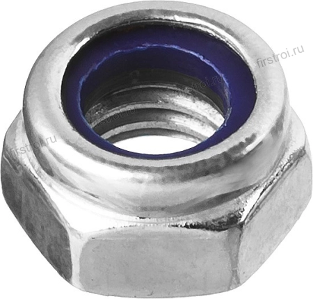 Гайка со стопорным кольцом оцинкованная DIN 985 М6 (11980060000)