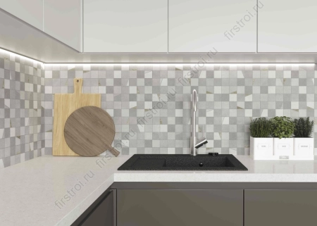 Вставка Creto Misty steps 25х40 матовый фото в интернет-магазине Мегастроймаркет