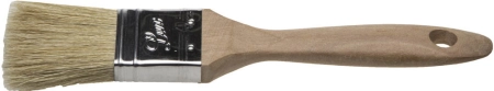 Кисть плоская STAYER UNIVERSAL-LUX светлая натуральная щетина, деревянная ручка, 25мм (01053-025)