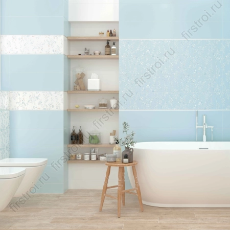 Плитка Creto  Aurora Bianco 20х60 матовая фото в интернет-магазине Мегастроймаркет