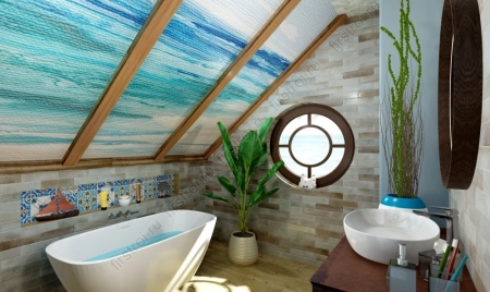 Декор Kerama Marazzi  Капри майолика 20х20 глянцевый (STG/A458/5232) фото в интернет-магазине Мегастроймаркет