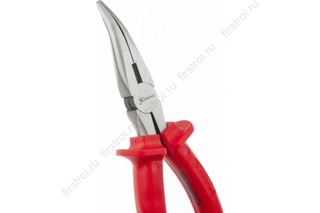 Длинногубцы изогнутые Econom 160 мм шлифованные пластмассовые рукоятки Matrix (17494) фото в интернет-магазине Мегастроймаркет