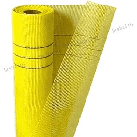 Сетка фасадная малярная желтая (яч. 5х5 мм) 145 г/м2