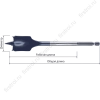 HAWERA Сверло перьевое SELF CUT 13x152 228062 HAWERA Сверло перьевое SELF CUT 13x152 228062
