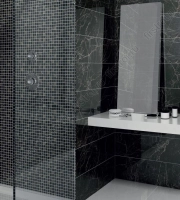 Декор Kerama Marazzi  Астория Птицы черный 25х75 глянцевый фото в интернет-магазине Мегастроймаркет