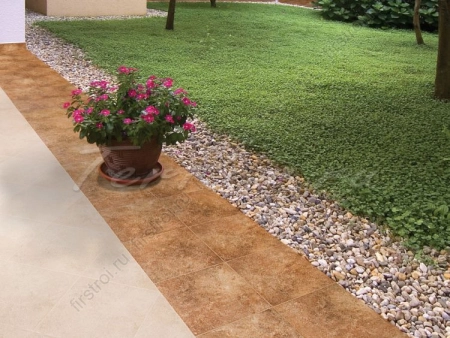 Ступень Kerama Marazzi  фронтальная Аллея беж 30х30 противоскользящая фото в интернет-магазине Мегастроймаркет