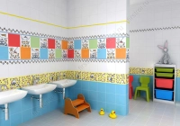 Декор Kerama Marazzi  Кошки-Мышки. Птичка 20х20 глянцевый фото в интернет-магазине Мегастроймаркет