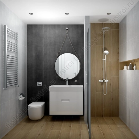 Керамогранит Creto  Forestina темно-бежевый 19.8х119.8 матовый фото в интернет-магазине Мегастроймаркет