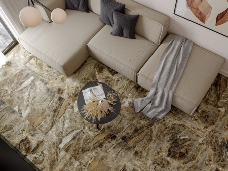 Керамогранит Creto  Vesuvio коричневый 60х120 матовый фото в интернет-магазине Мегастроймаркет