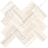 Мозаика Vitra Travertini Шеврон Кремовый (5x10) 31.5x28