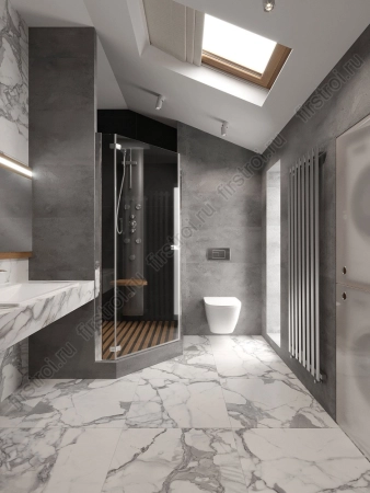 Керамогранит Italon Шарм Эво Статуарио люкс 59х59 глянцевый фото в интернет-магазине Мегастроймаркет